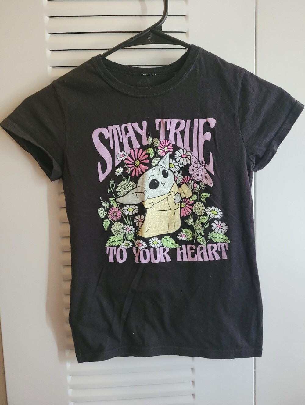 Star Wars Black Tee Baby Yoda